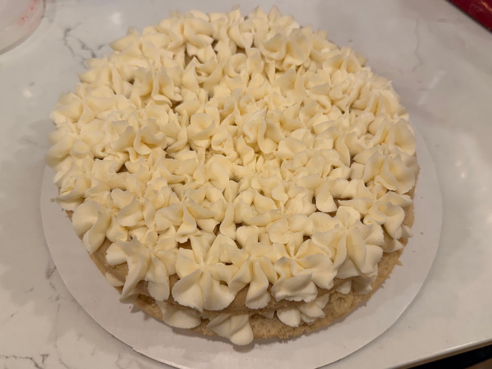 Buttercream star cake