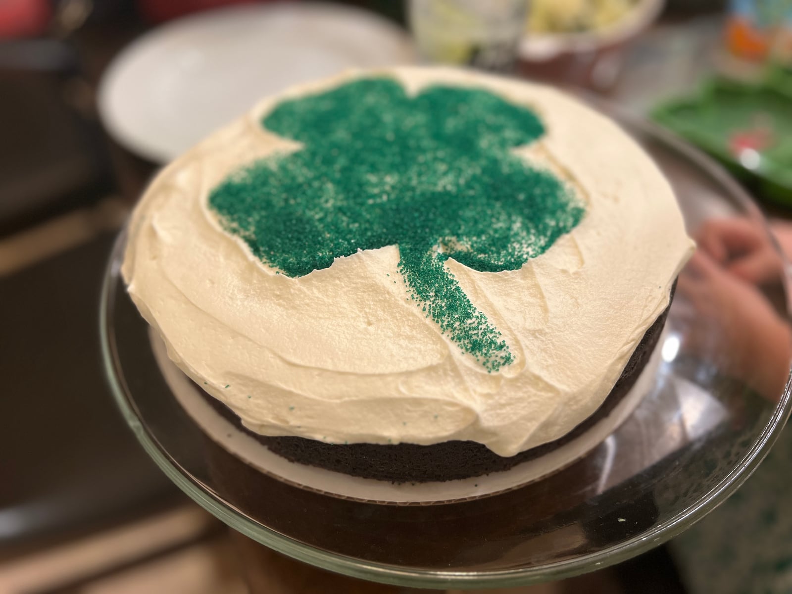 Guinness Shamrock cake