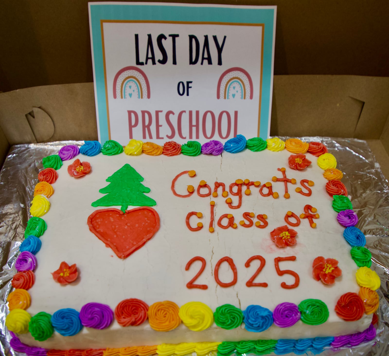 Last day of preschool cake