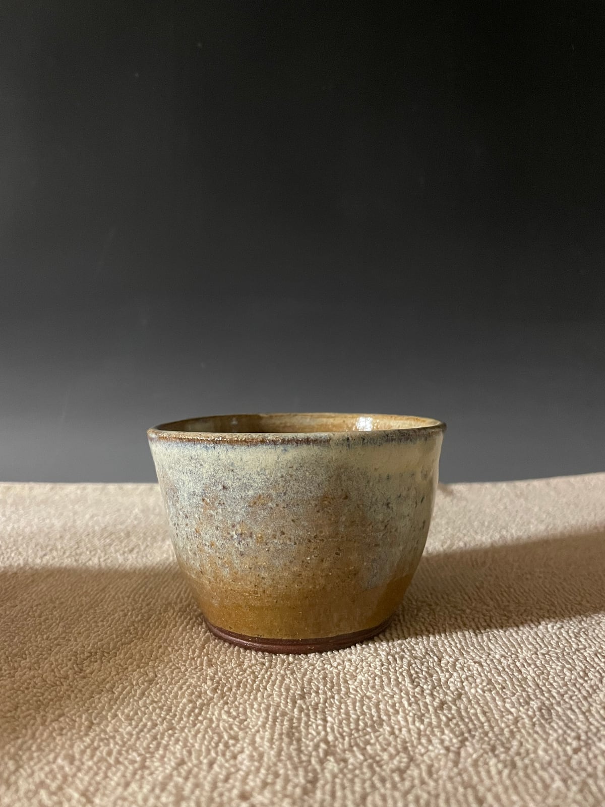 Speckled tea bowl