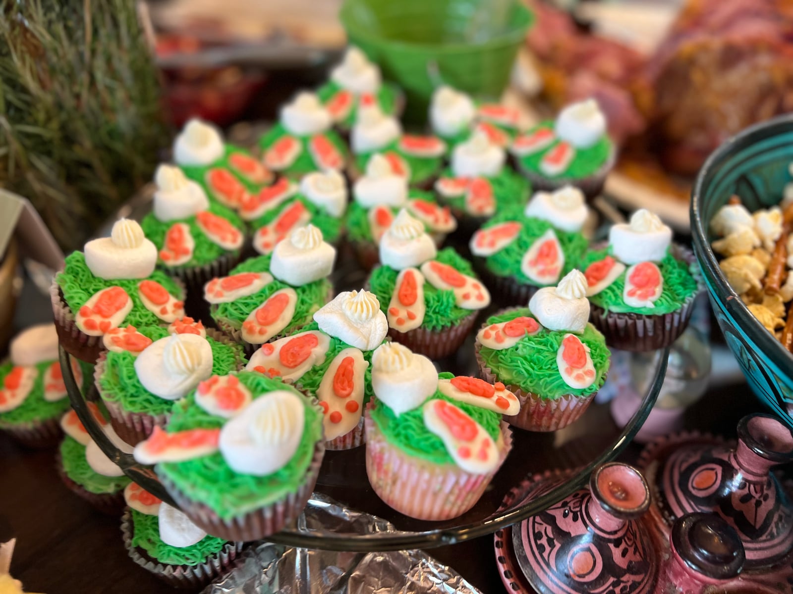 Spring garden cupcakes