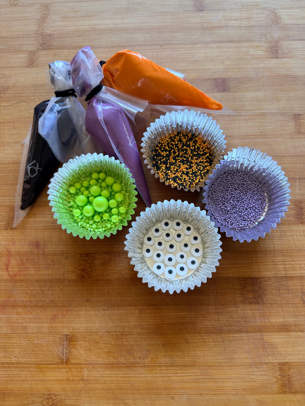 Sprinkles and icing bags