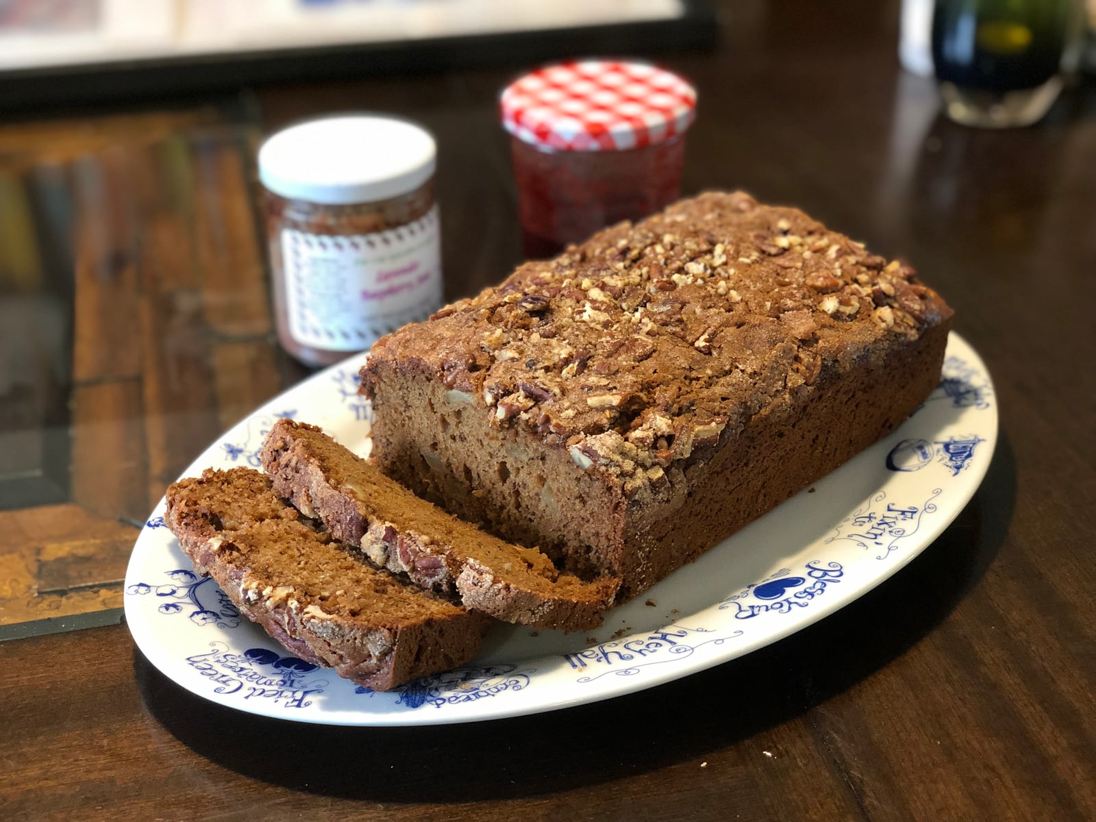 Sliced quick bread