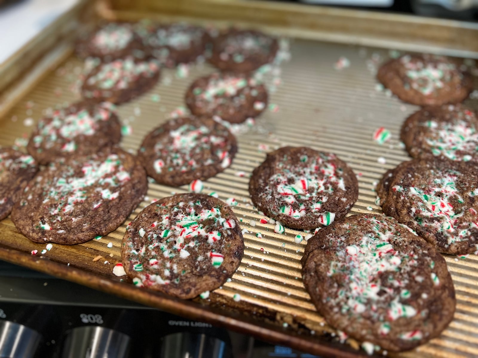 Chocolate peppermint cookies