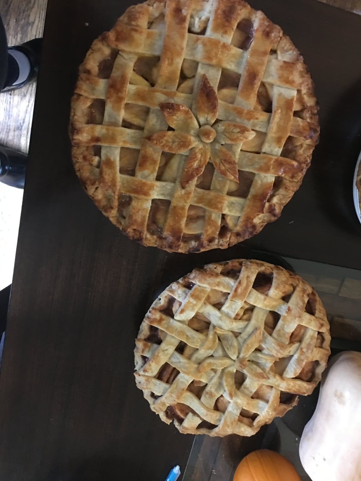 Two lattice pies