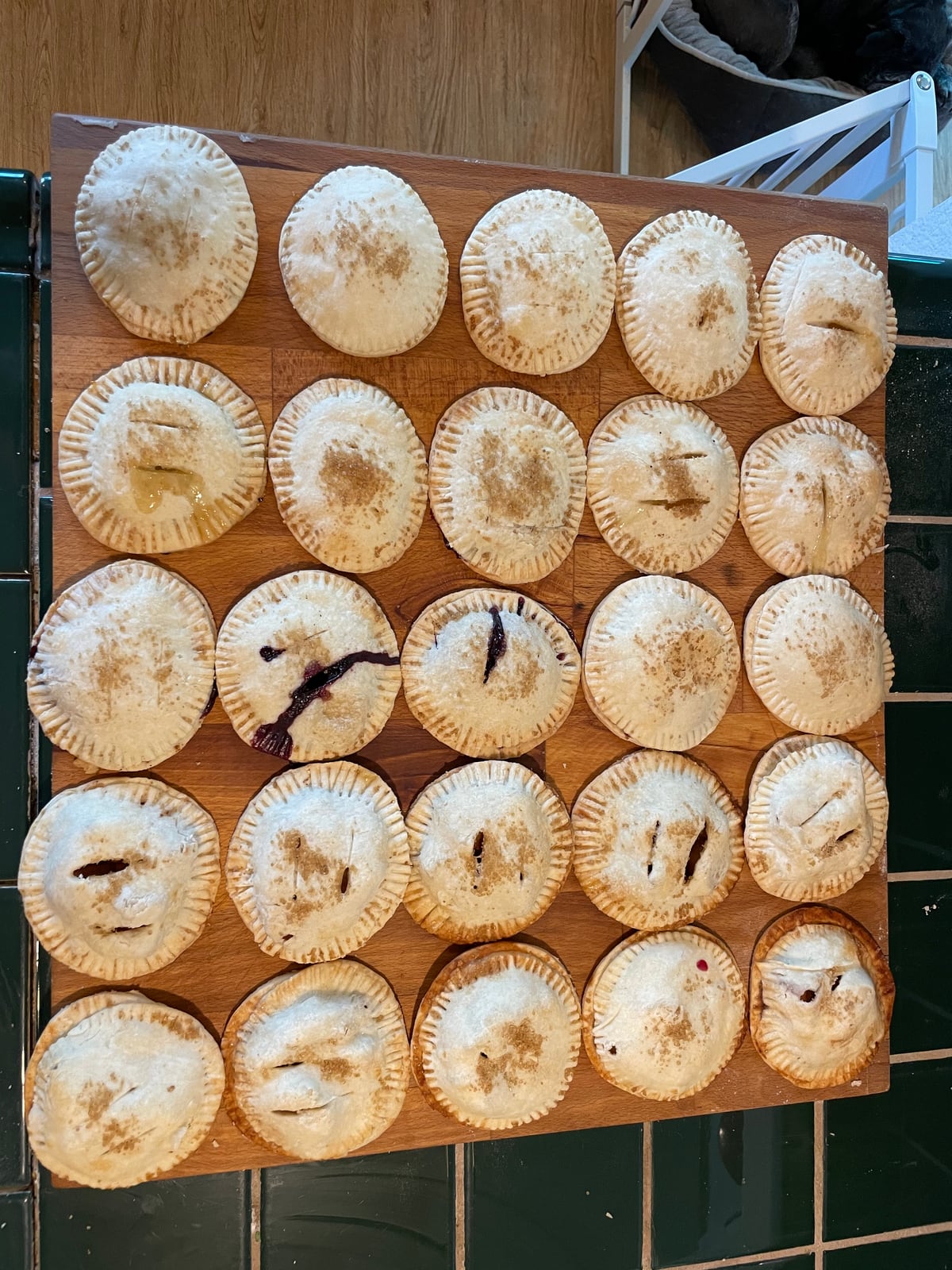 A batch of hand pies
